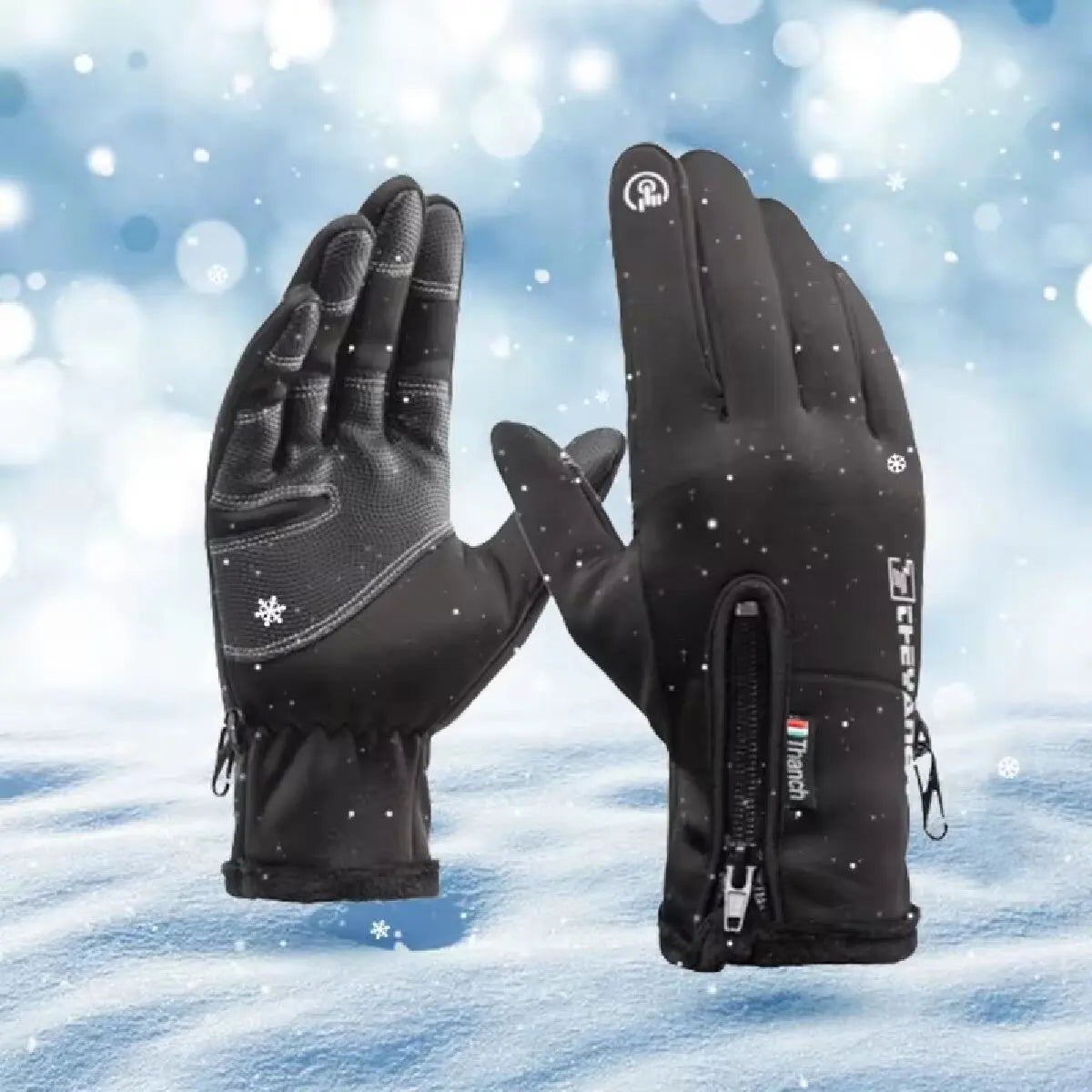 Gants thermiques compatible avec écran tactile pour hiver